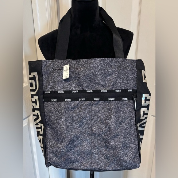 PINK Victoria's Secret Handbags - NWT PINK Victoria's Secret Gray Tote Bag